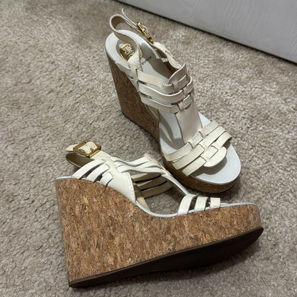 Tory Burch Wedge Sandals - Picture 2 of 8